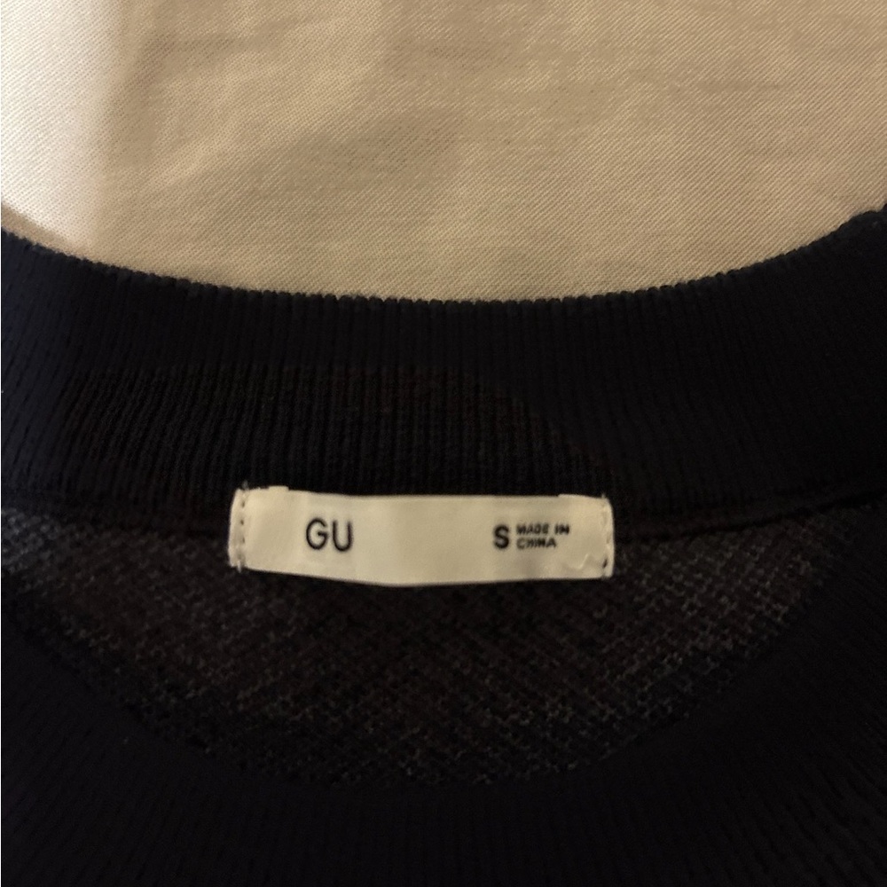 Classic Navy Crewneck Sweater - Picture 4 of 5